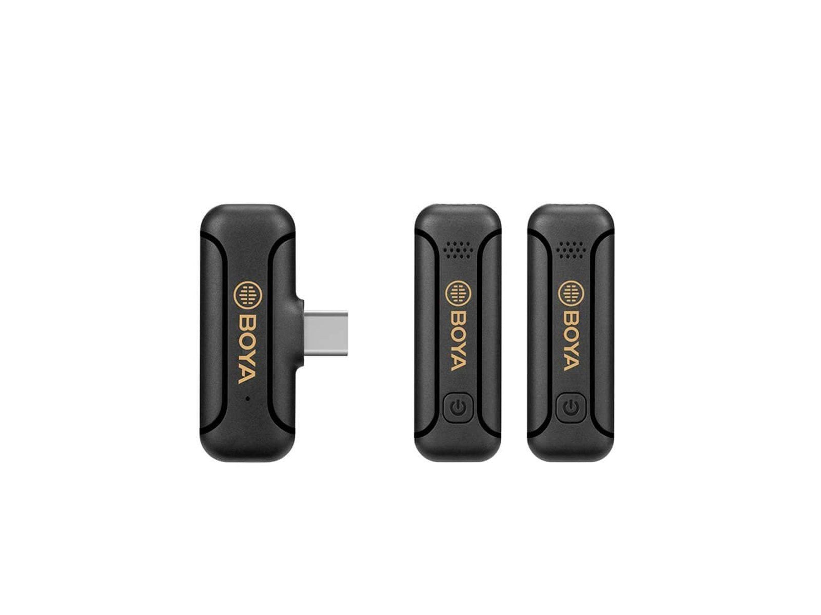 BOYA Wireless Microphone x2 BY-WM3 - USB-C / Android BOYA Wireless Microphone x2 BY-WM3 - USB-C / Android
